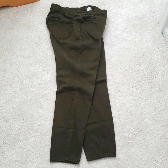 Style&co.Denim Skinny Leg Pants in Forest Green (10S) - Picture 2 of 3